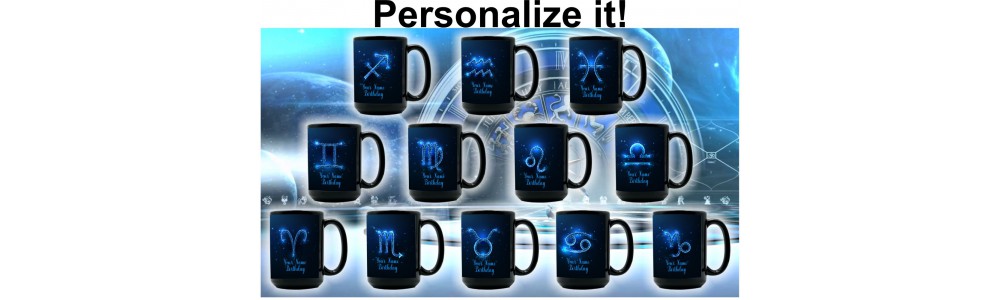 Inkoly Astrology Design - 15oz Black mug