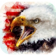 Watercolor Eagle USA Mug 