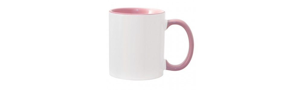 11oz Color Combo Pink Mug