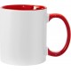 11oz Color Combo Red Mug