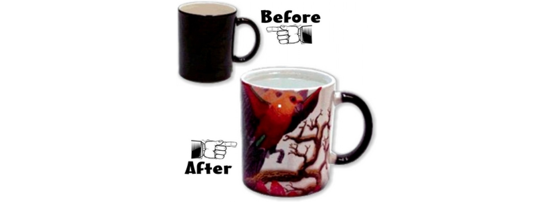 Magic color changing mug