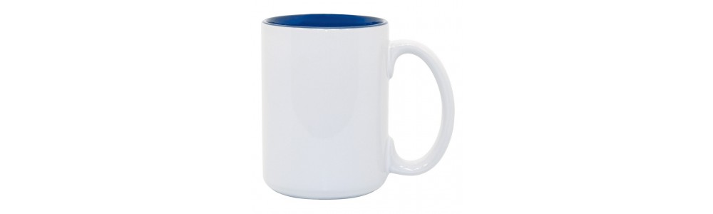 15oz 2 Tone Blue Mug