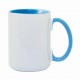 15oz Light Blue Combo Deco Mug