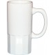 18 oz beer stein with fluted bottom