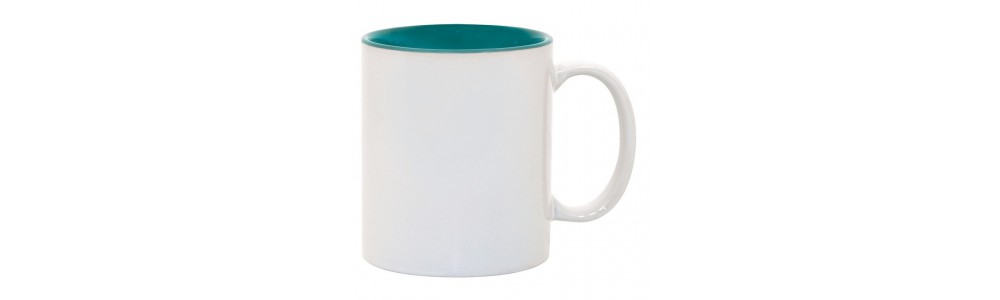 Green 2-tone 11oz mug