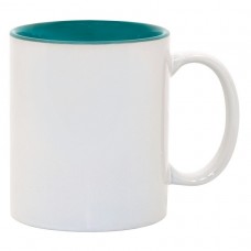 Green 2-tone 11oz mug