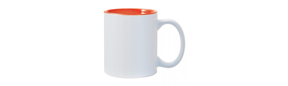 Orange 2-tone 11oz mug