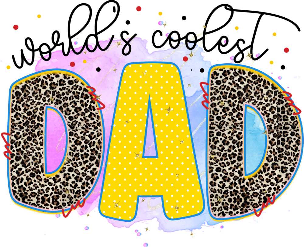 World's Coolest Dad print