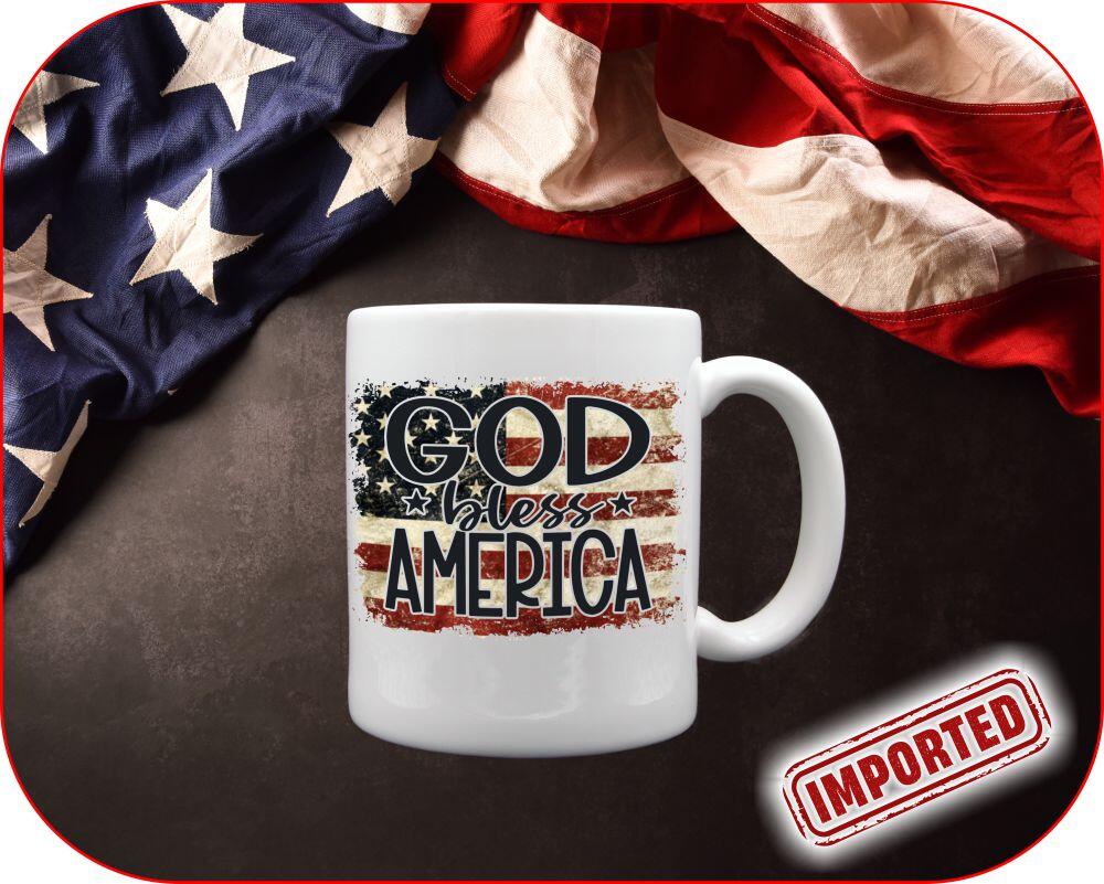 God Bless America Vintage Flag - Image 5