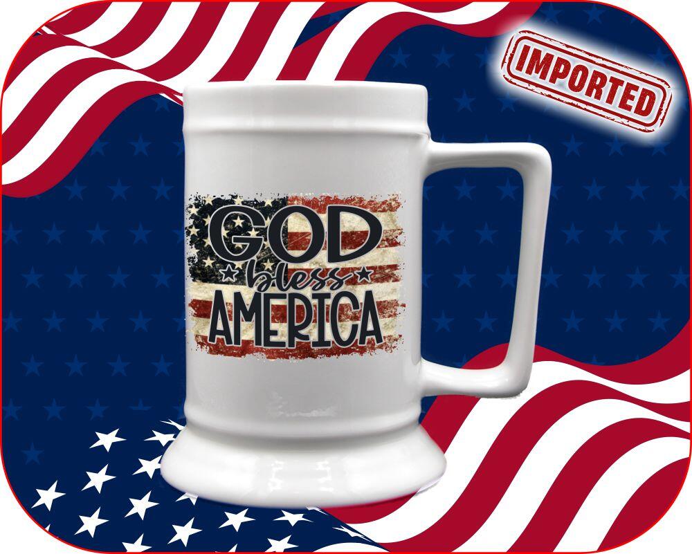 God Bless America Vintage Flag - Image 9