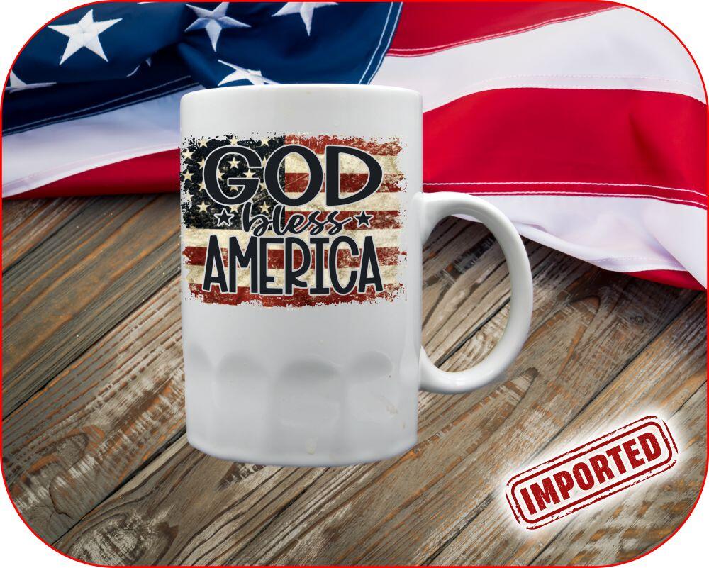 God Bless America Vintage Flag - Image 7