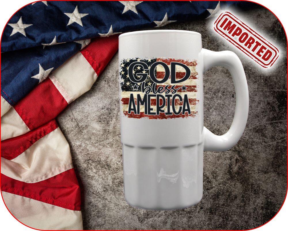 God Bless America Vintage Flag - Image 8