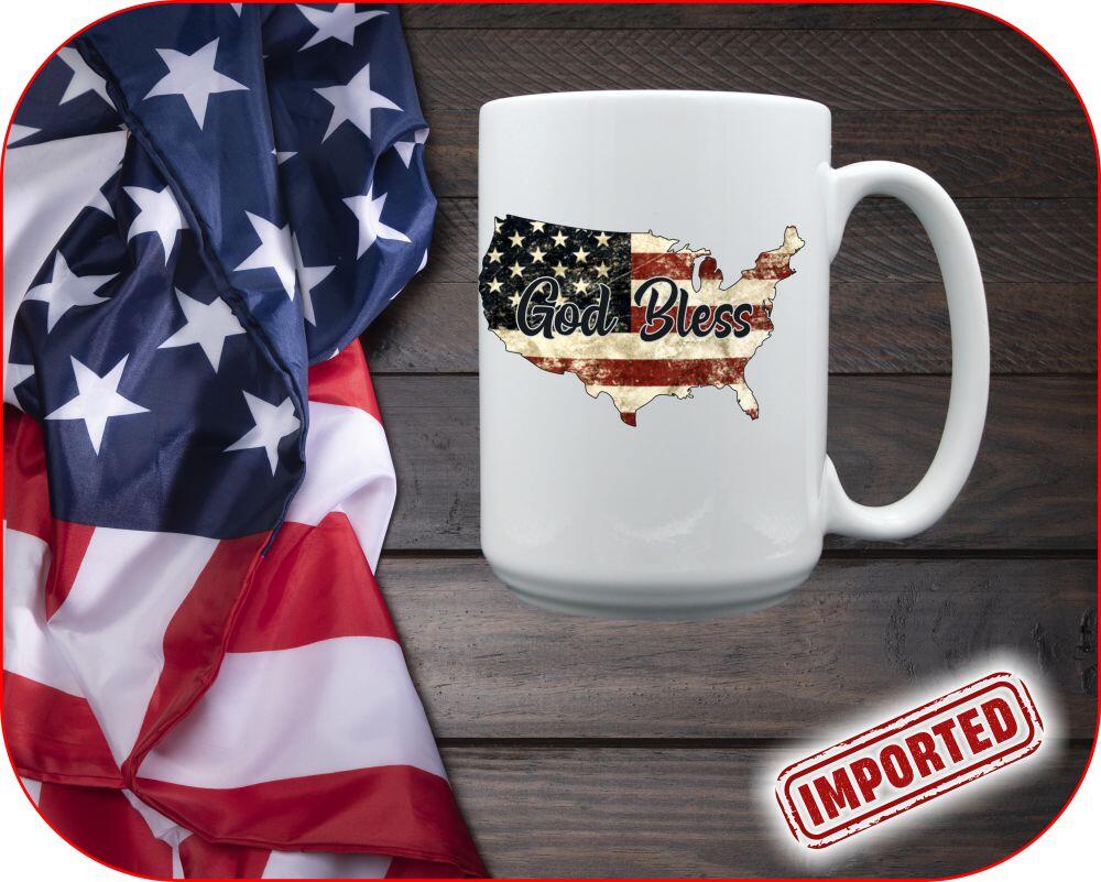 God Bless USA Vintage Flag - Image 5