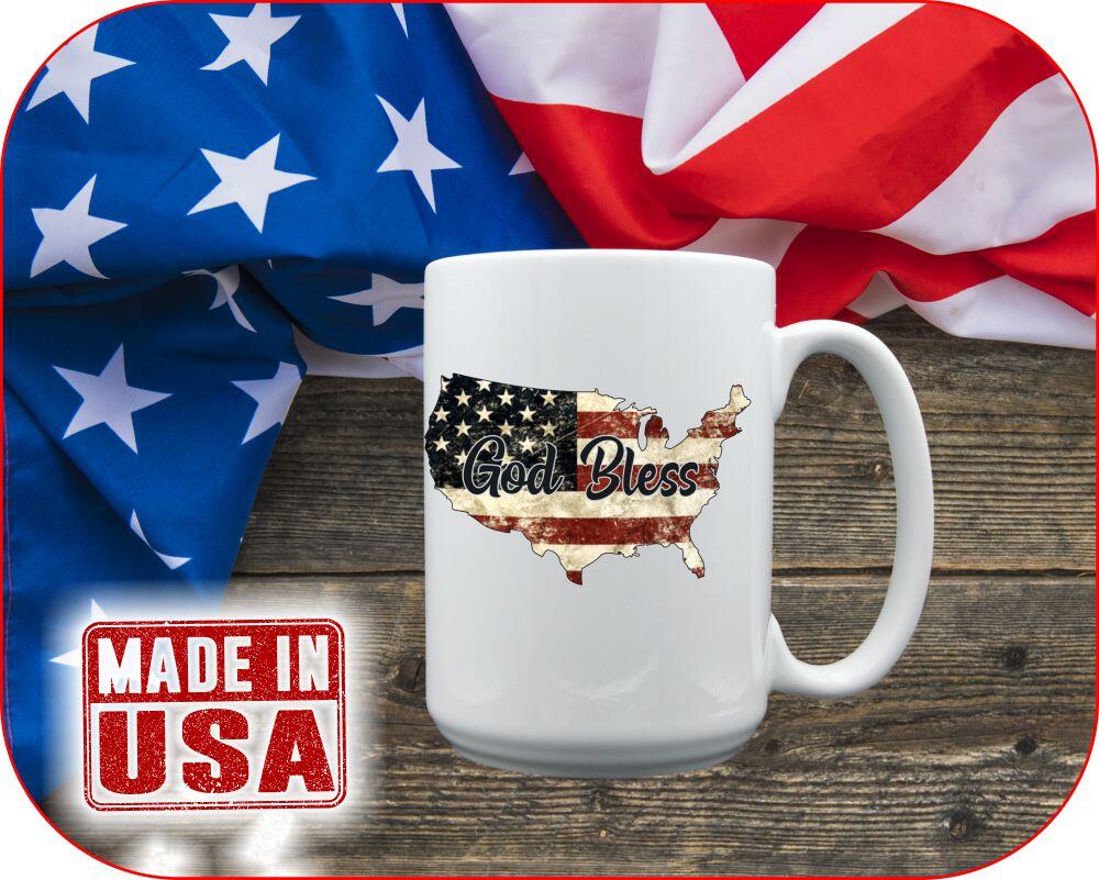 God Bless USA Vintage Flag - Image 6