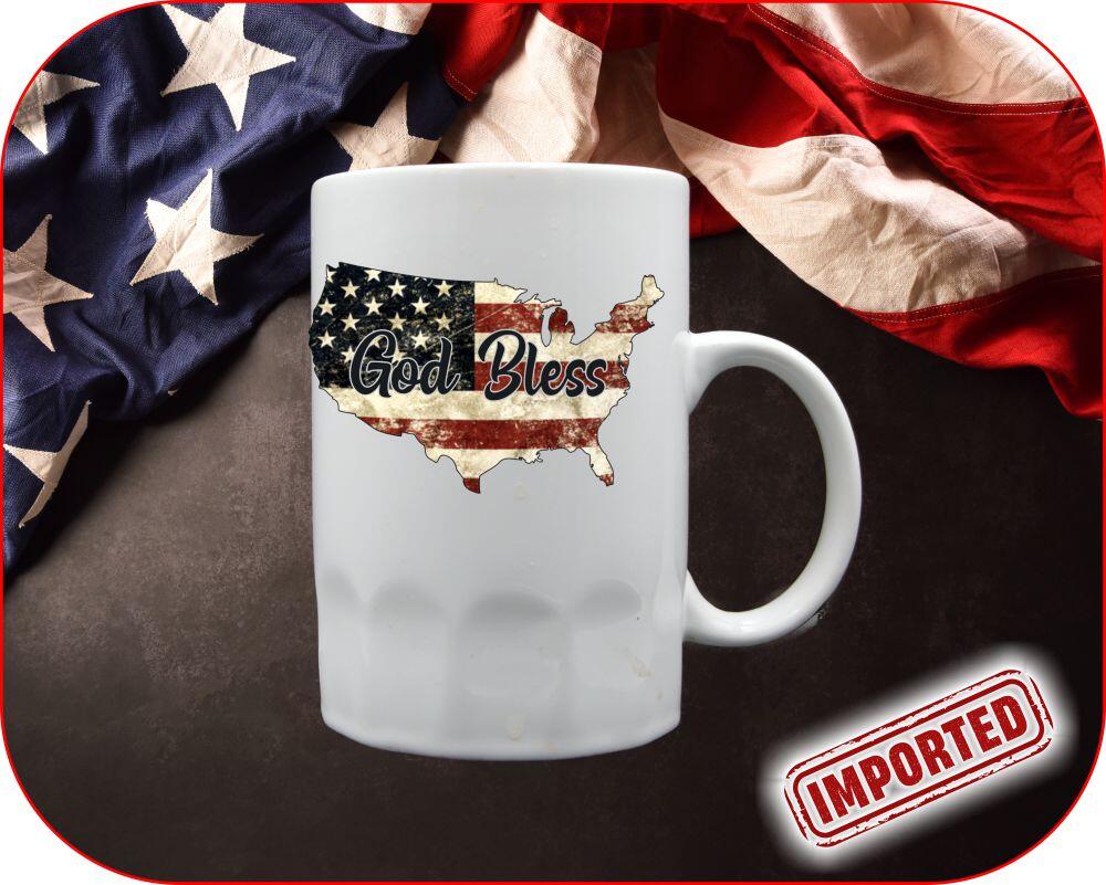 God Bless USA Vintage Flag - Image 4