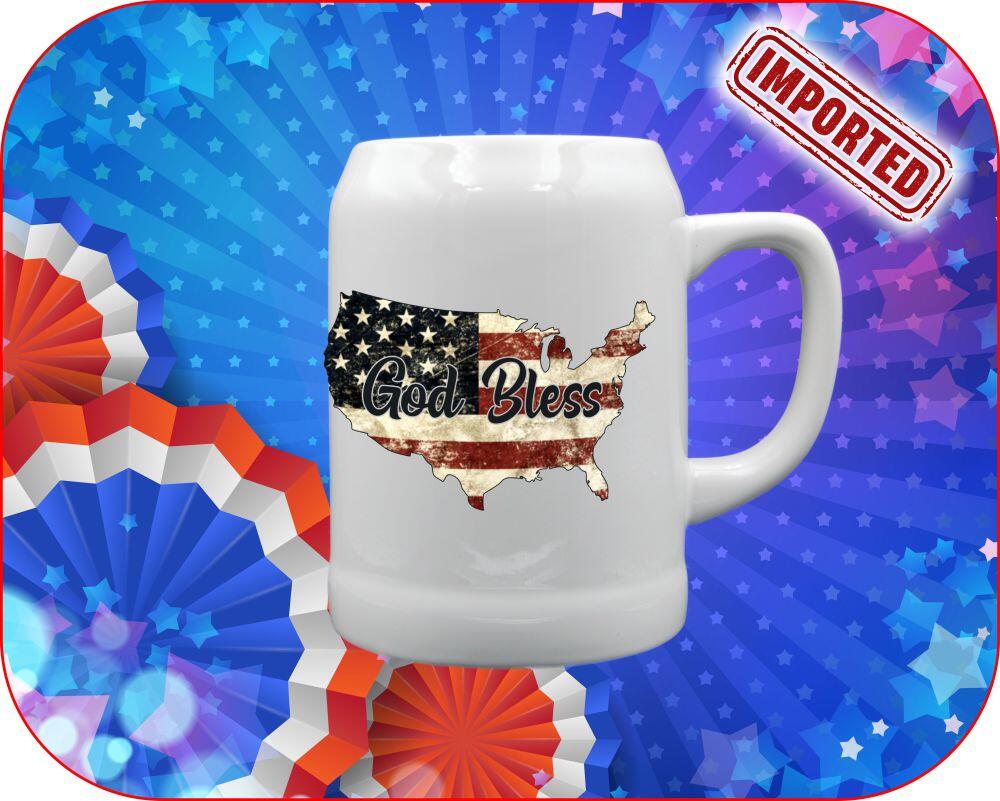 God Bless USA Vintage Flag - Image 10