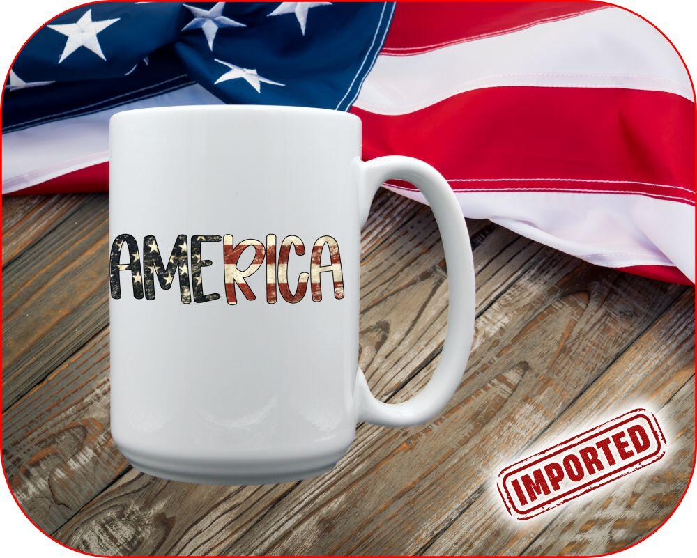 America Vintage Flag - Image 3