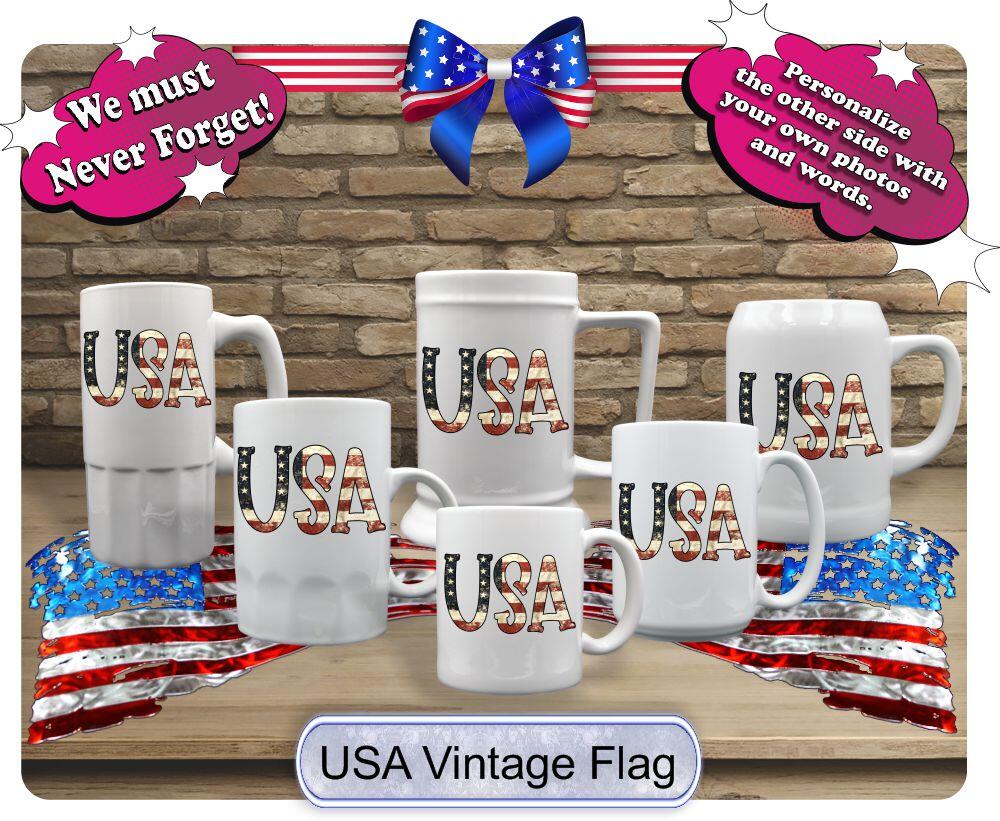 USA Vintage Flag - Image 2