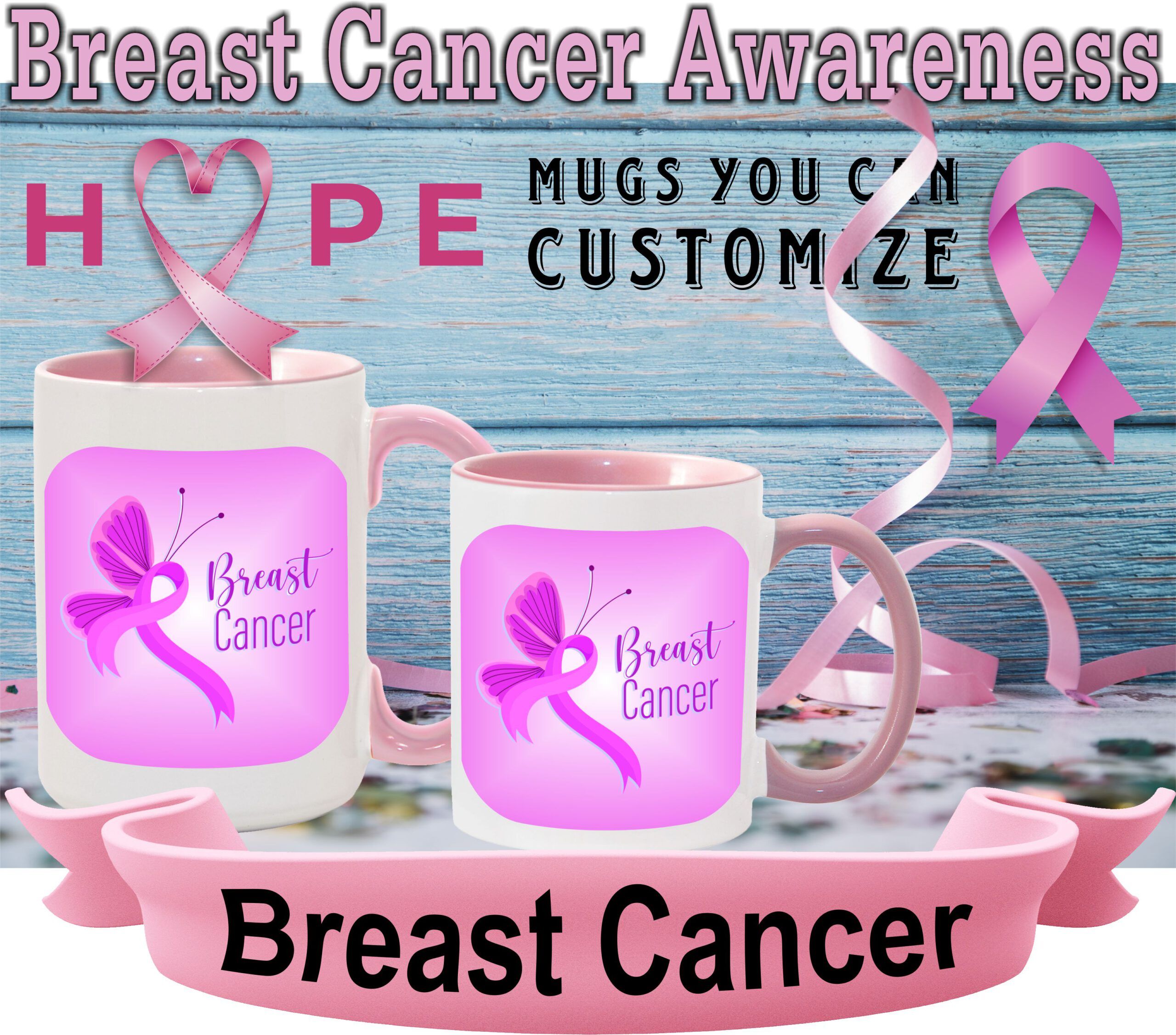 Breast Cancer Ribbon Butterfly Image - Image 4
