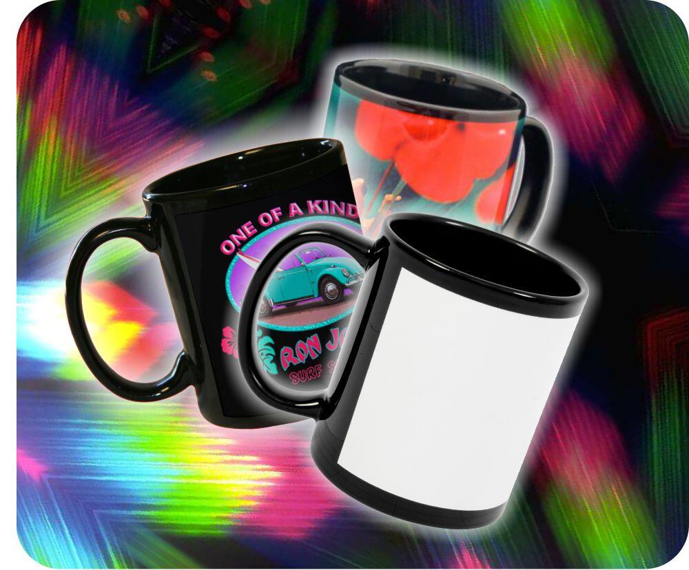 15 oz. Black Photo Mug - Image 5