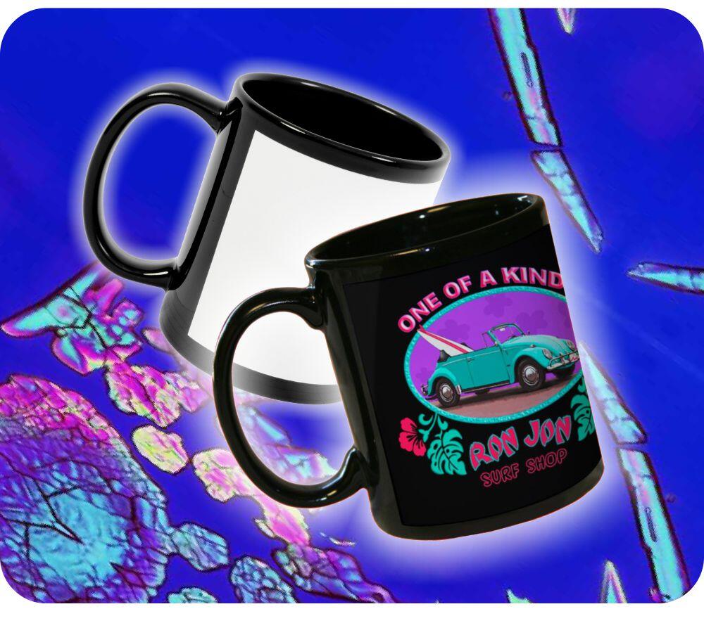 15 oz. Black Photo Mug - Image 4